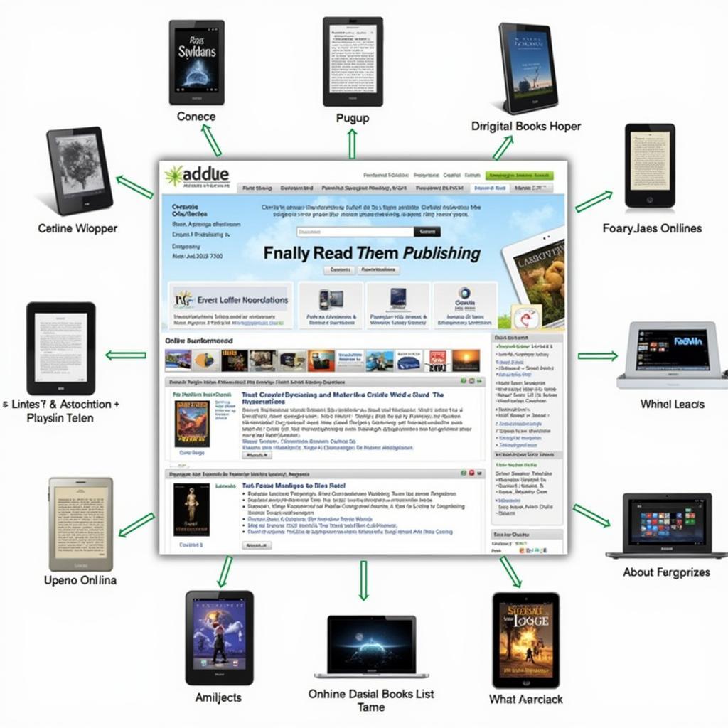 Digital books and online platforms for publishing