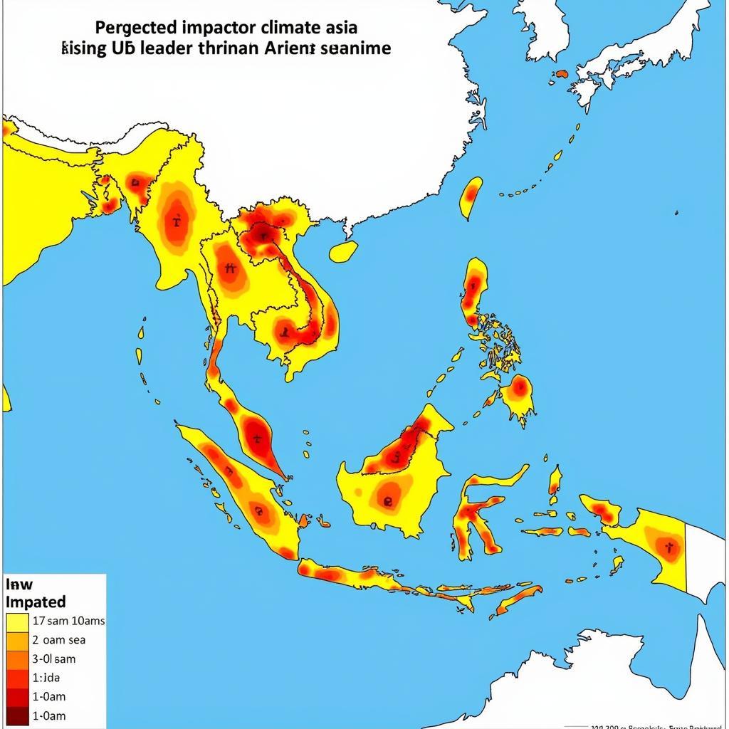 ASEAN Climate Change Action Plan Regional Impact Map