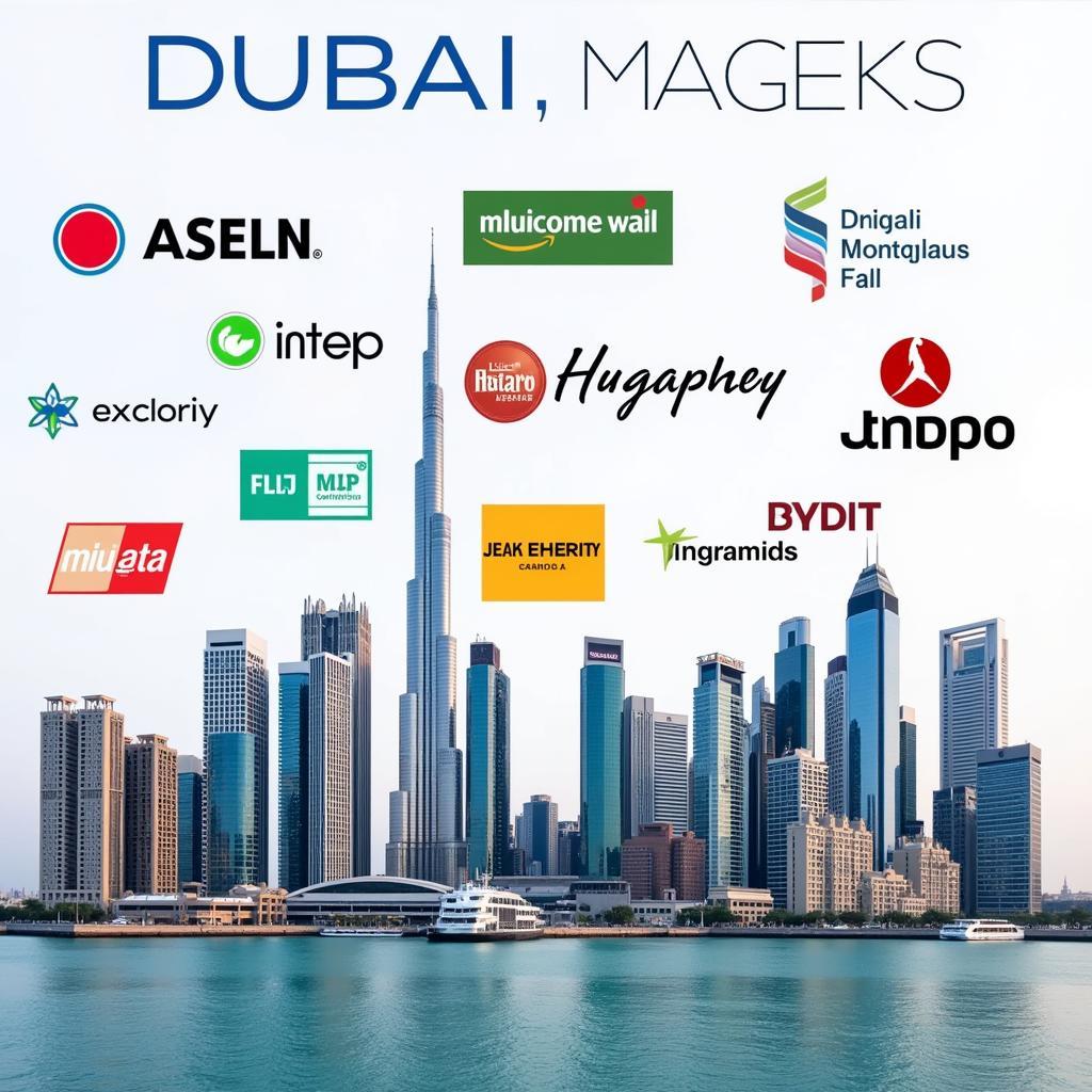 ASEAN Companies Against Dubai Skyline