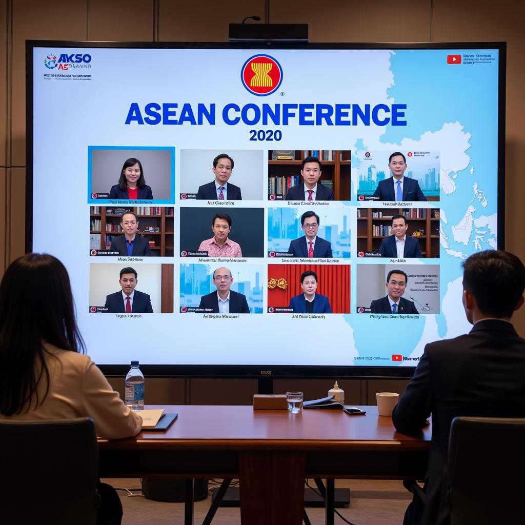 ASEAN conferences transitioned to virtual meetings in 2020 due to the pandemic.