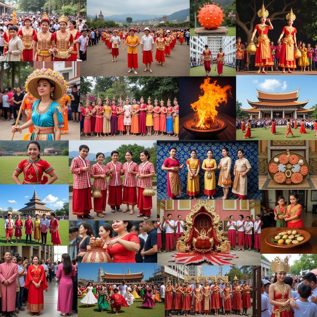 Collage of ASEAN Cultural Diversity