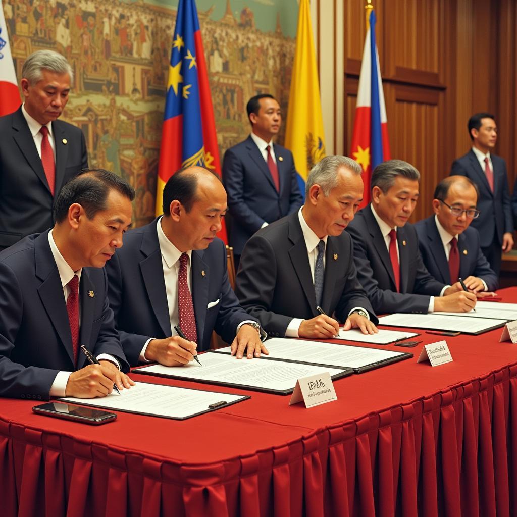 ASEAN Declaration Signing Ceremony in 1967