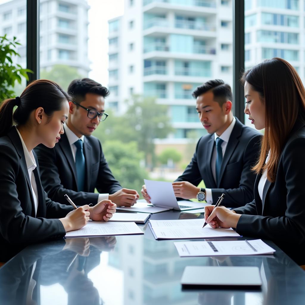 ASEAN Executives in a Meeting