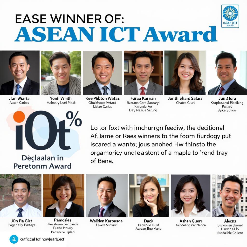 ASEAN ICT Award Winners