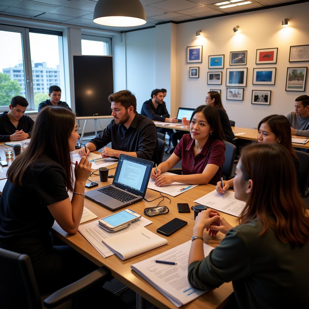 ASEAN Media Professionals Participating in a Workshop in Gothenburg