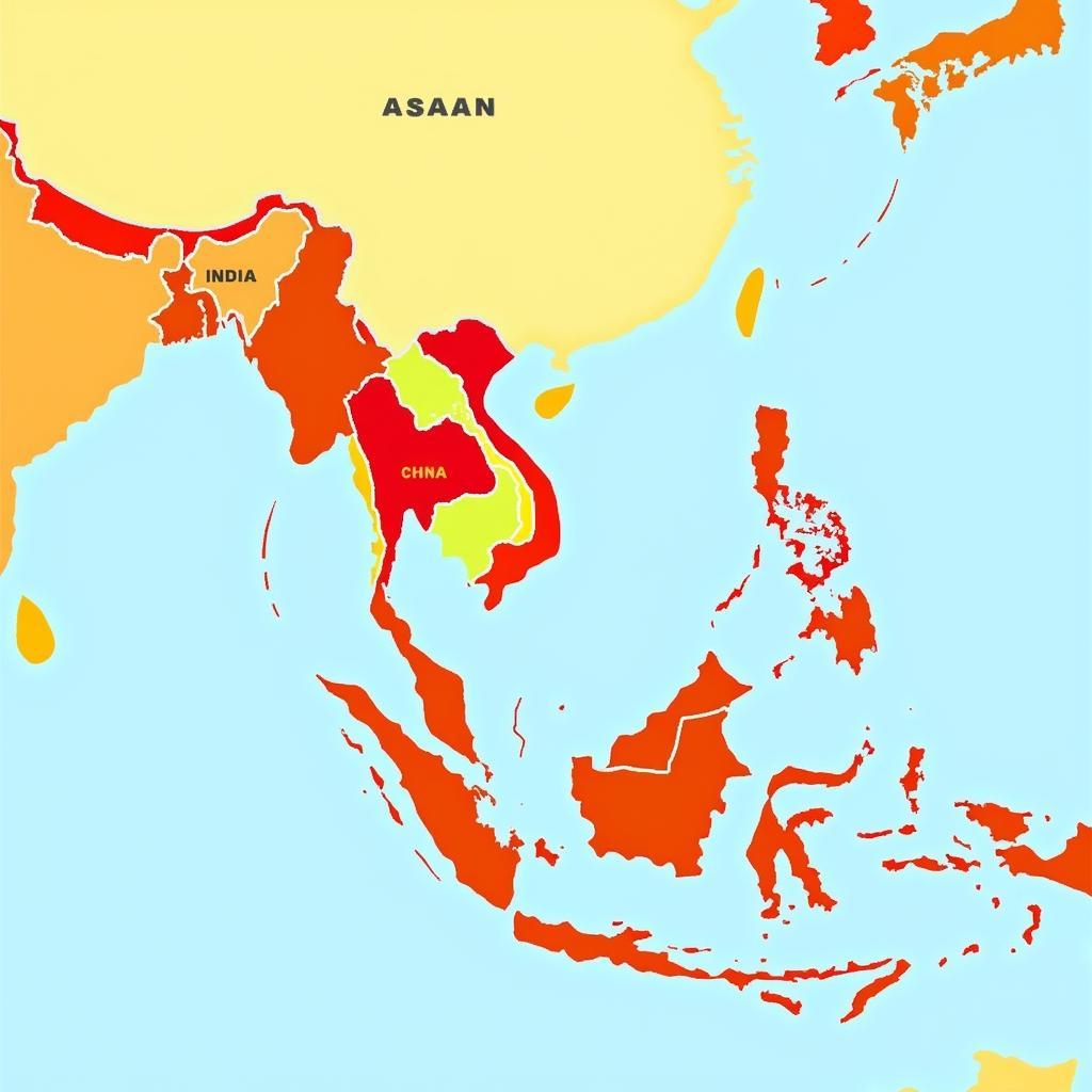 Map of ASEAN Member States