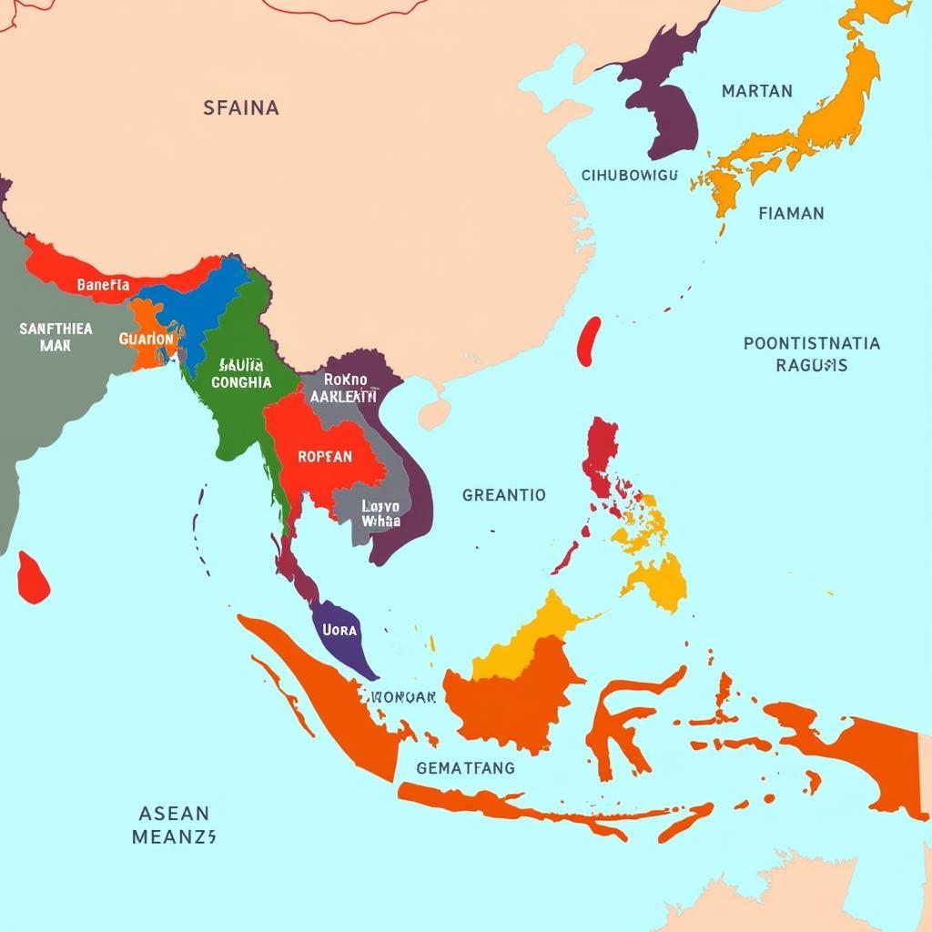 Map of ASEAN Member States