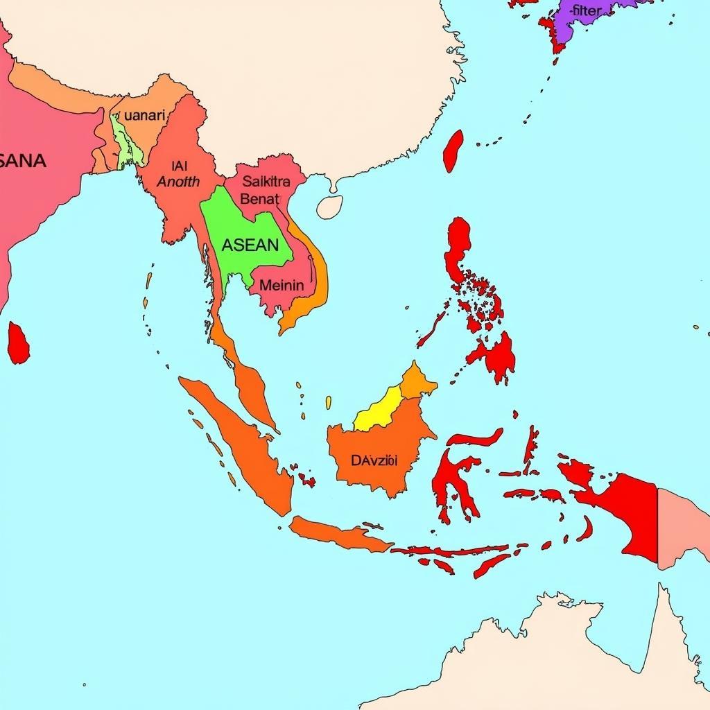 Map of ASEAN Member States