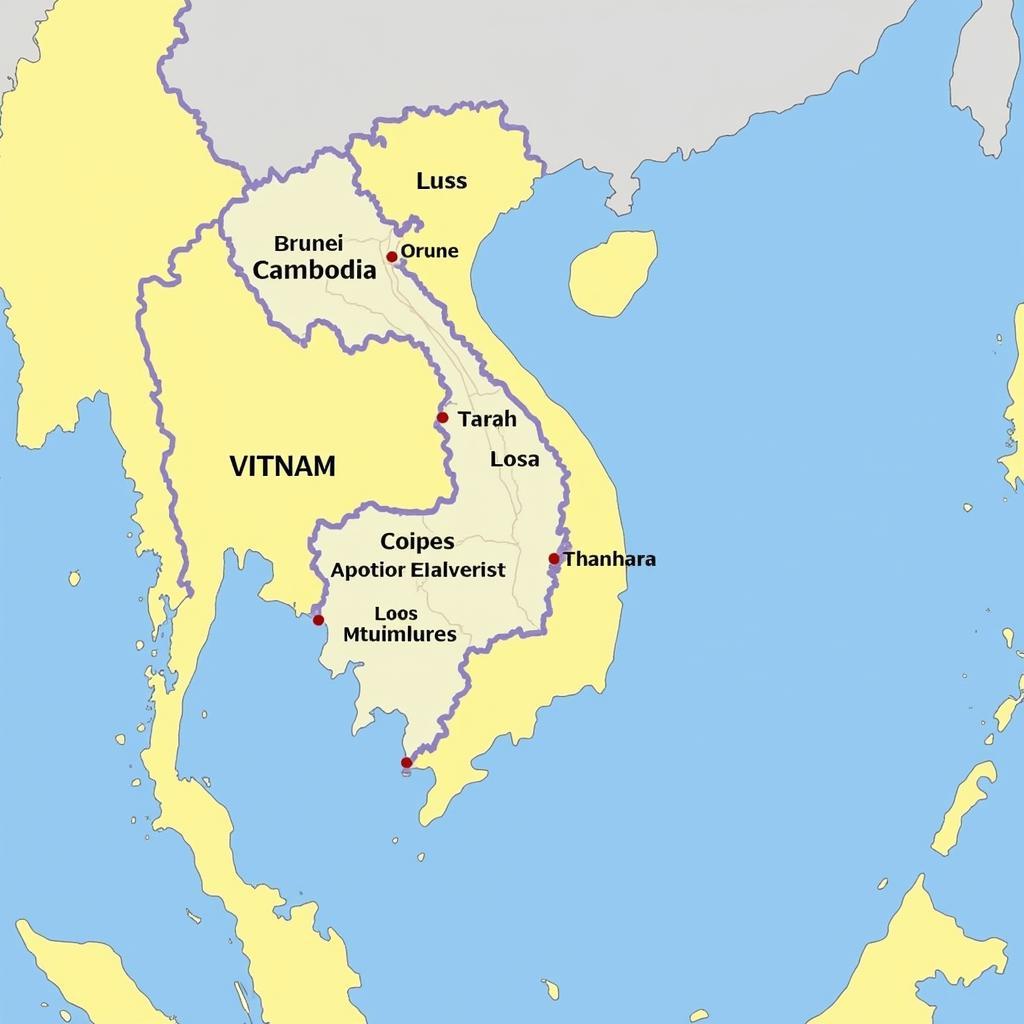 Map of ASEAN Member States