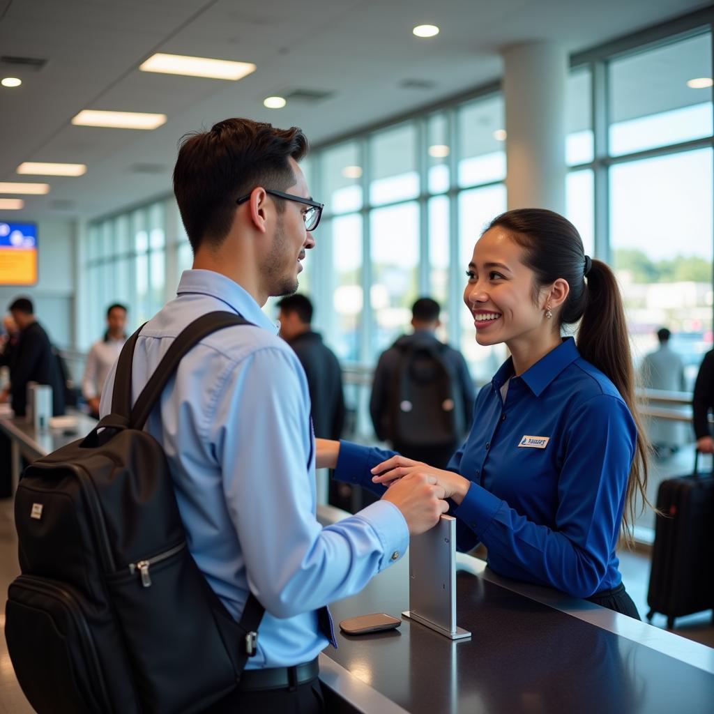 ASEAN Passenger Service Representative at Check-in Counter