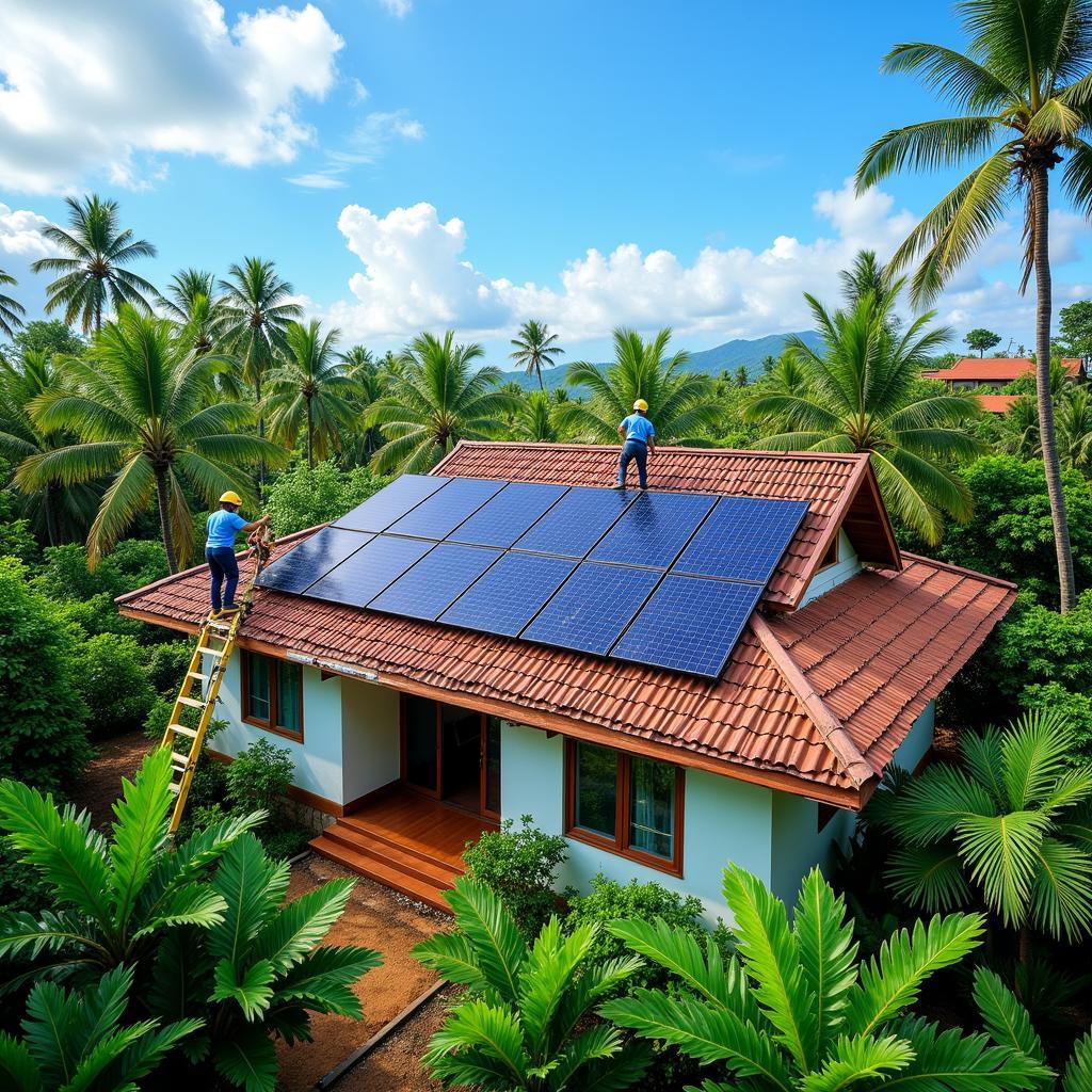 ASEAN Solar Panel Installation