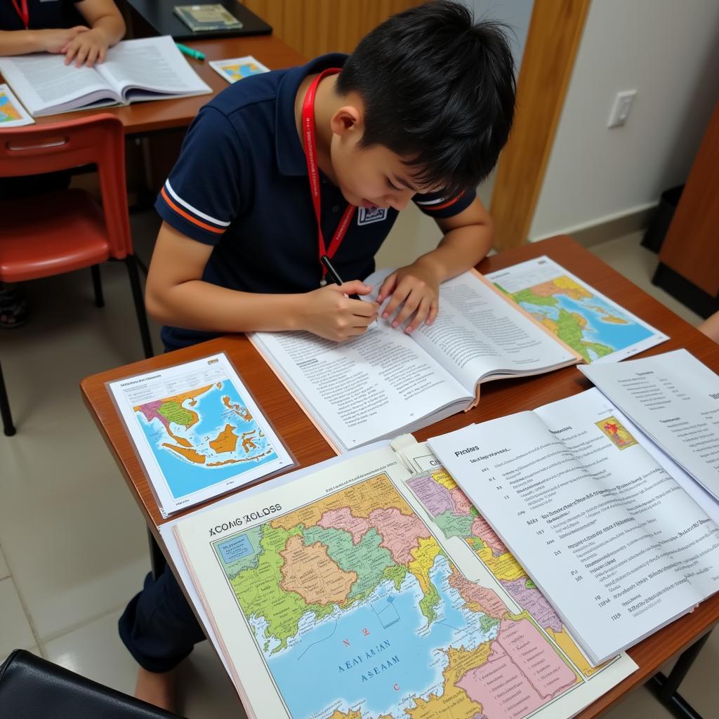 ASEAN Student Studying