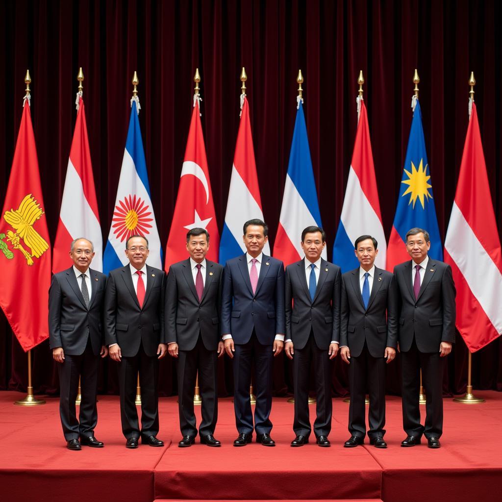 ASEAN Leaders at the Closing Ceremony of the 37th Summit