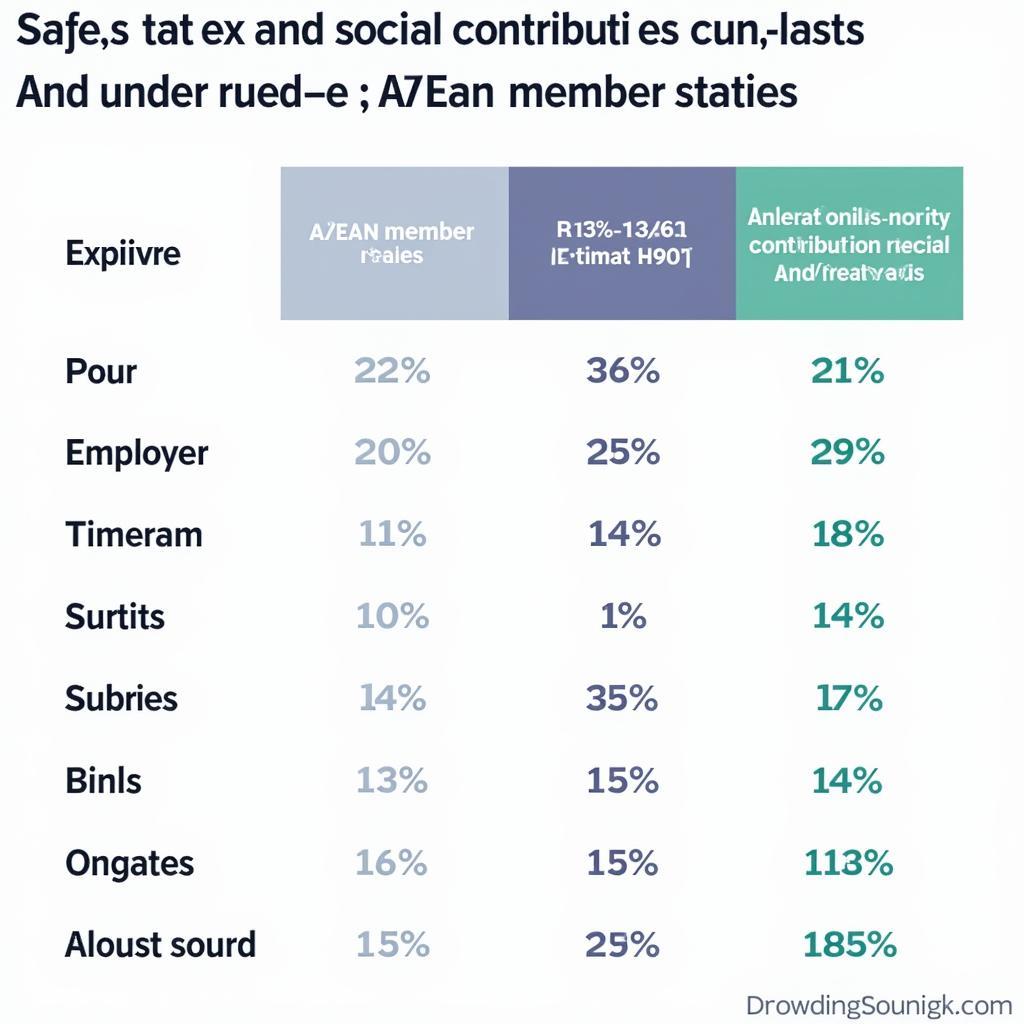 ASEAN Tax and Social Security Contributions