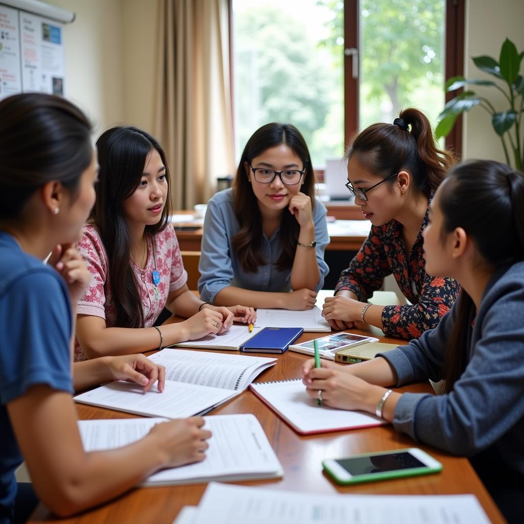 ASEAN Teachers Collaborating on Curriculum Development