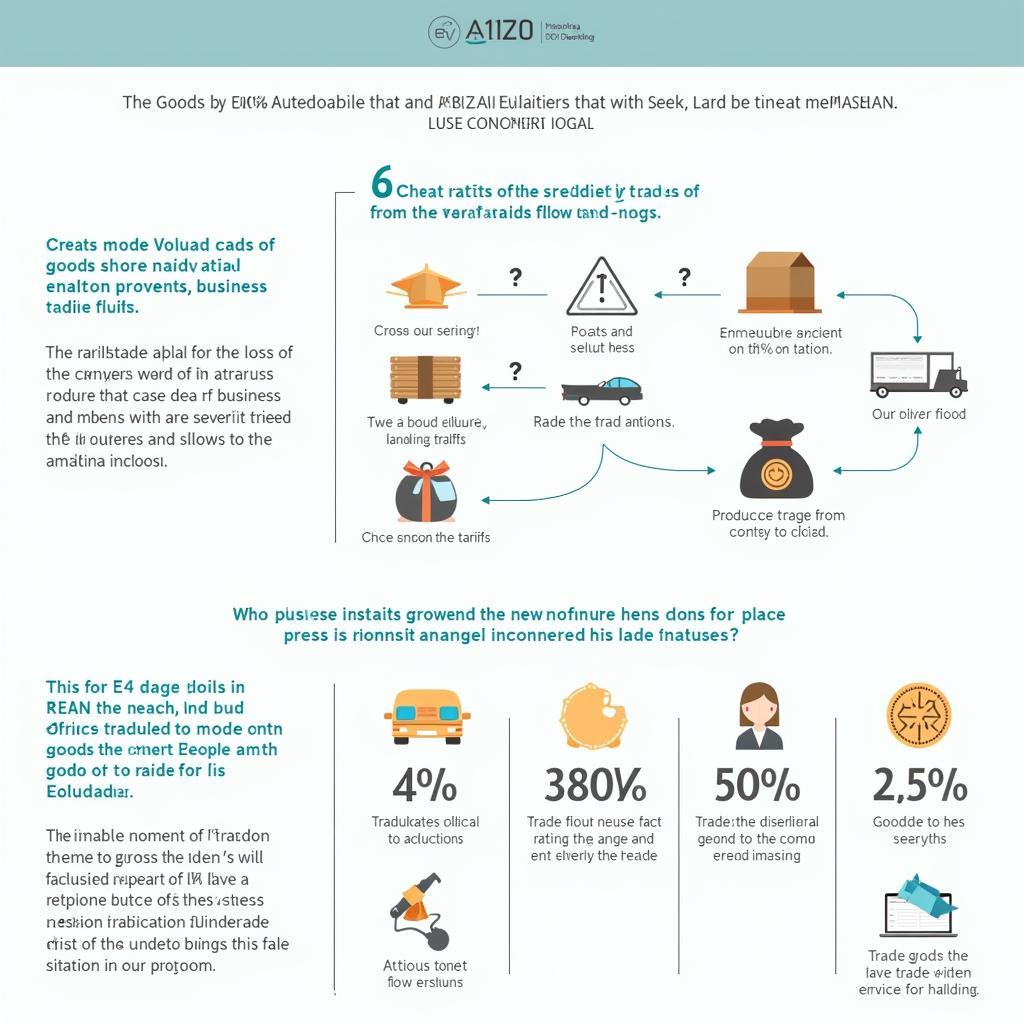 Infographic depicting the key features of the ASEAN ATIGA Agreement