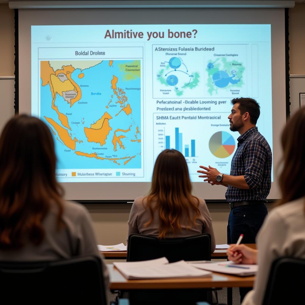 Professor Lecturing on ASEAN UF Electives