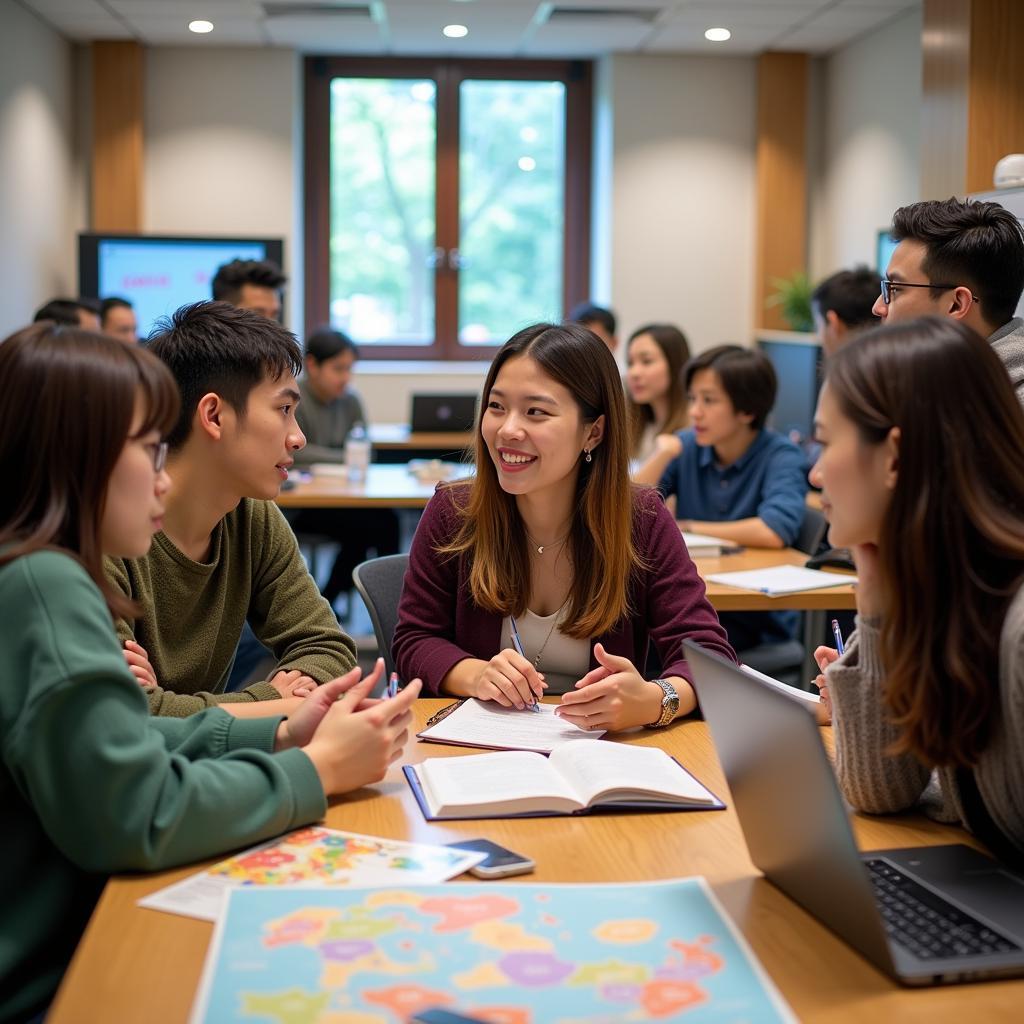 Students Studying ASEAN UF Electives