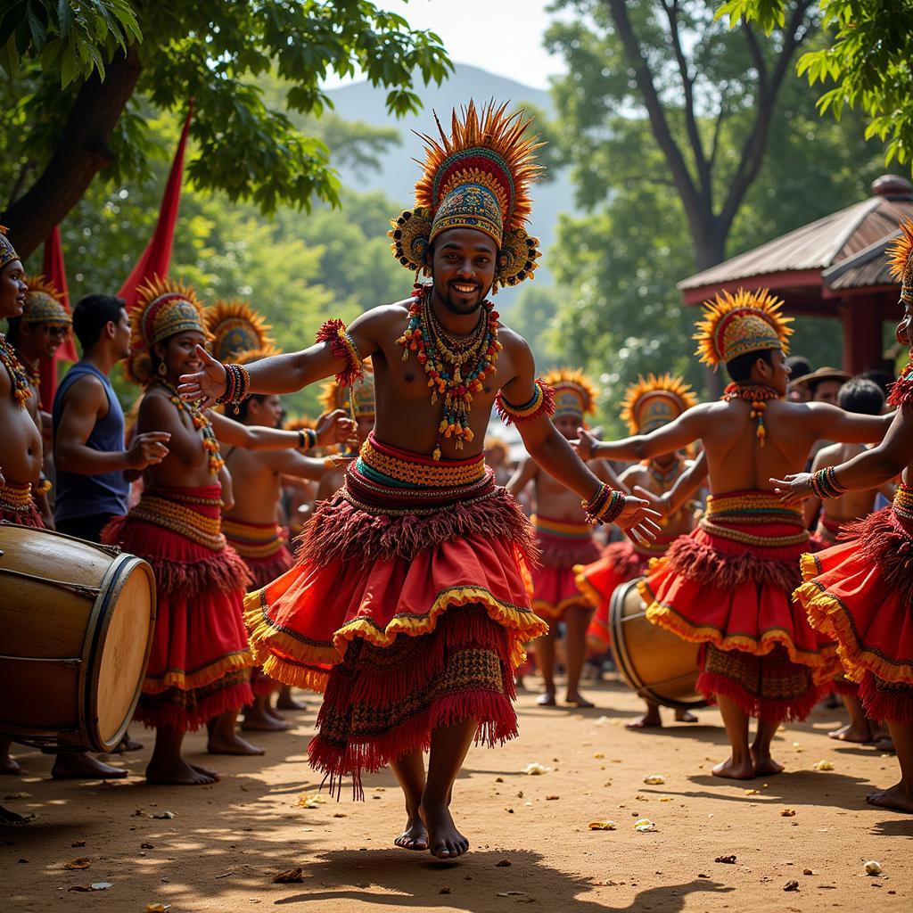 Asean Voudou Ritual Dance Scene