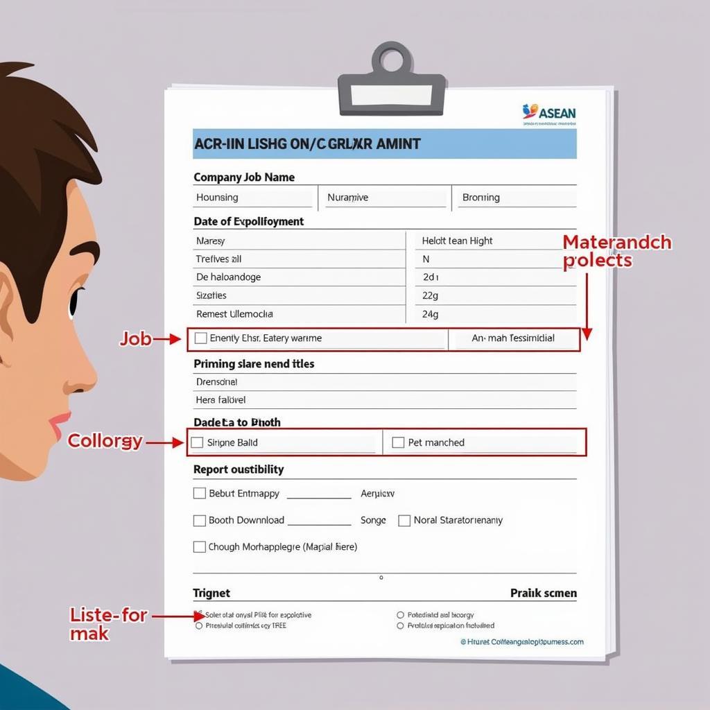 A Comprehensive Guide to Completing the ASEAN Work Experience Form