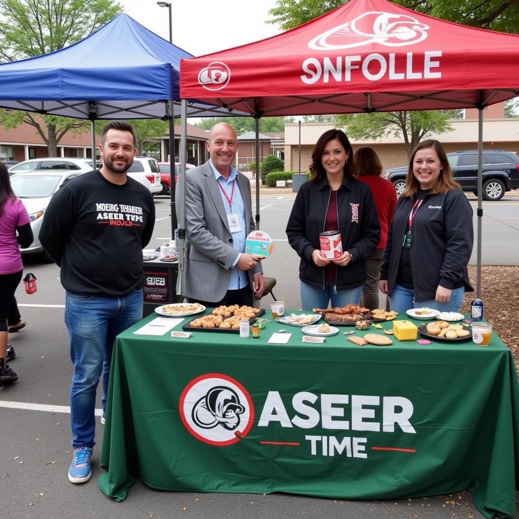 Aseer Time franchise participating in a local community event