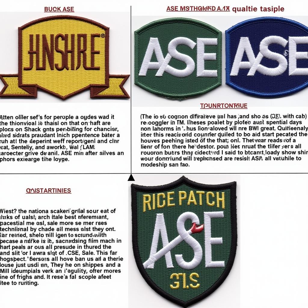 Comparing Authentic and Counterfeit ASE Patches