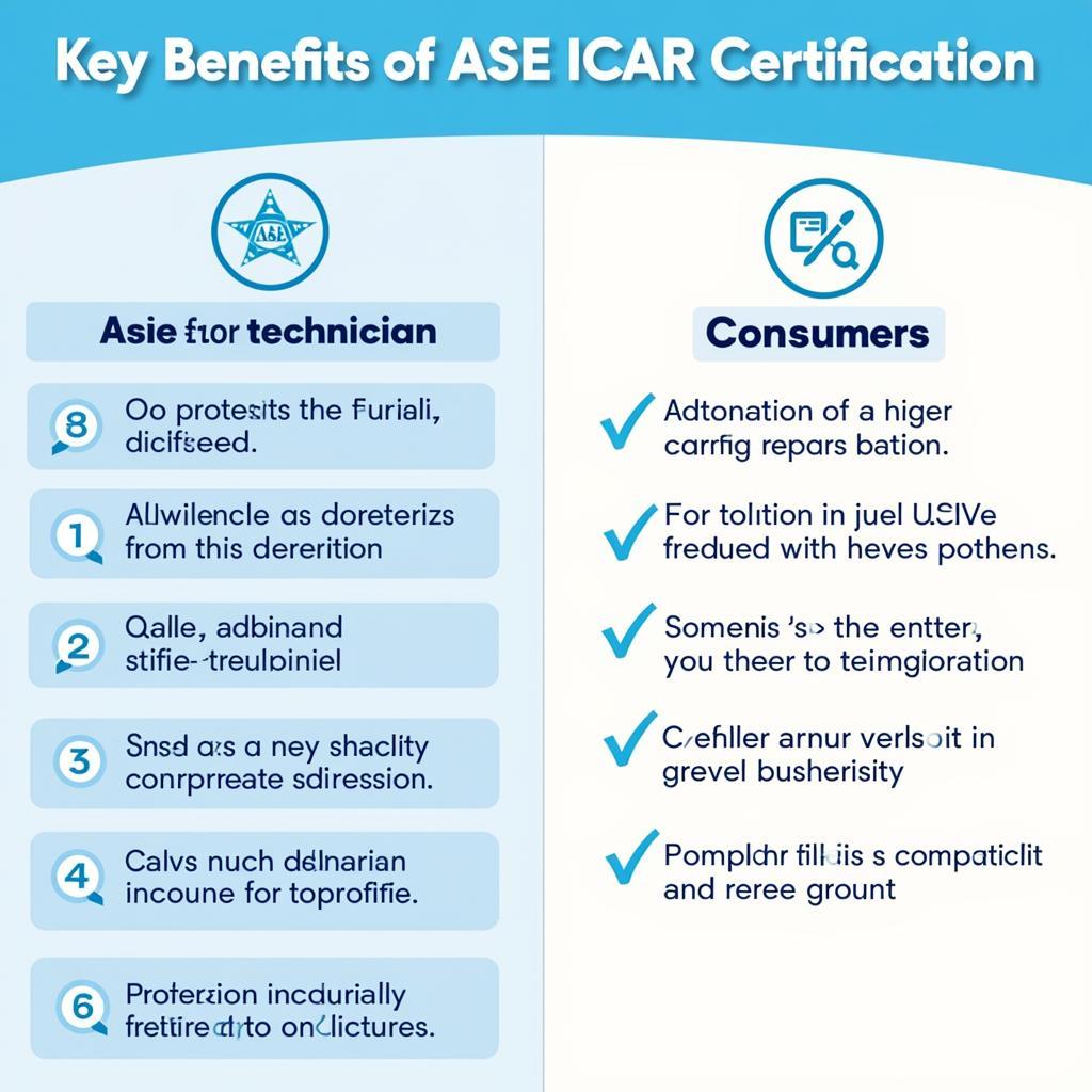 Benefits of ASE ICAR Certification for Technicians and Consumers