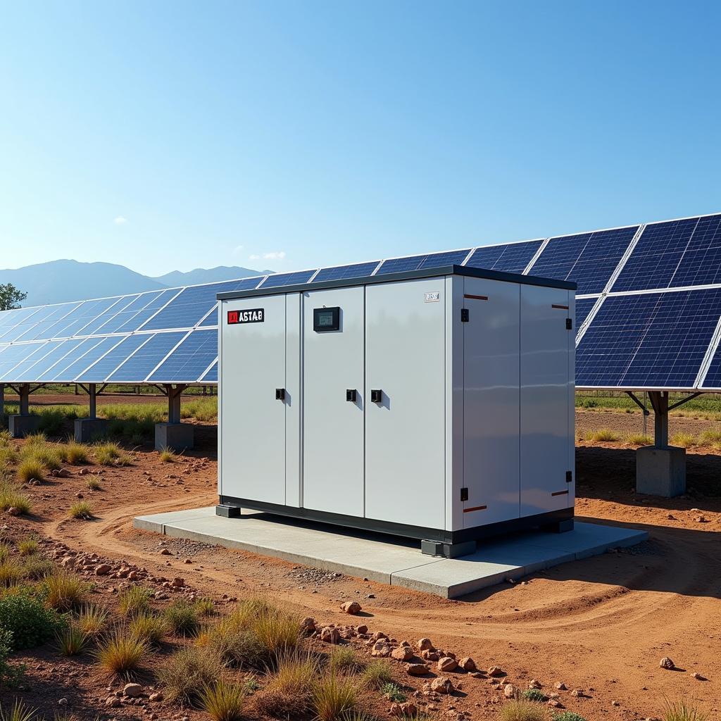 Battery Energy Storage System in a Solar Power Plant