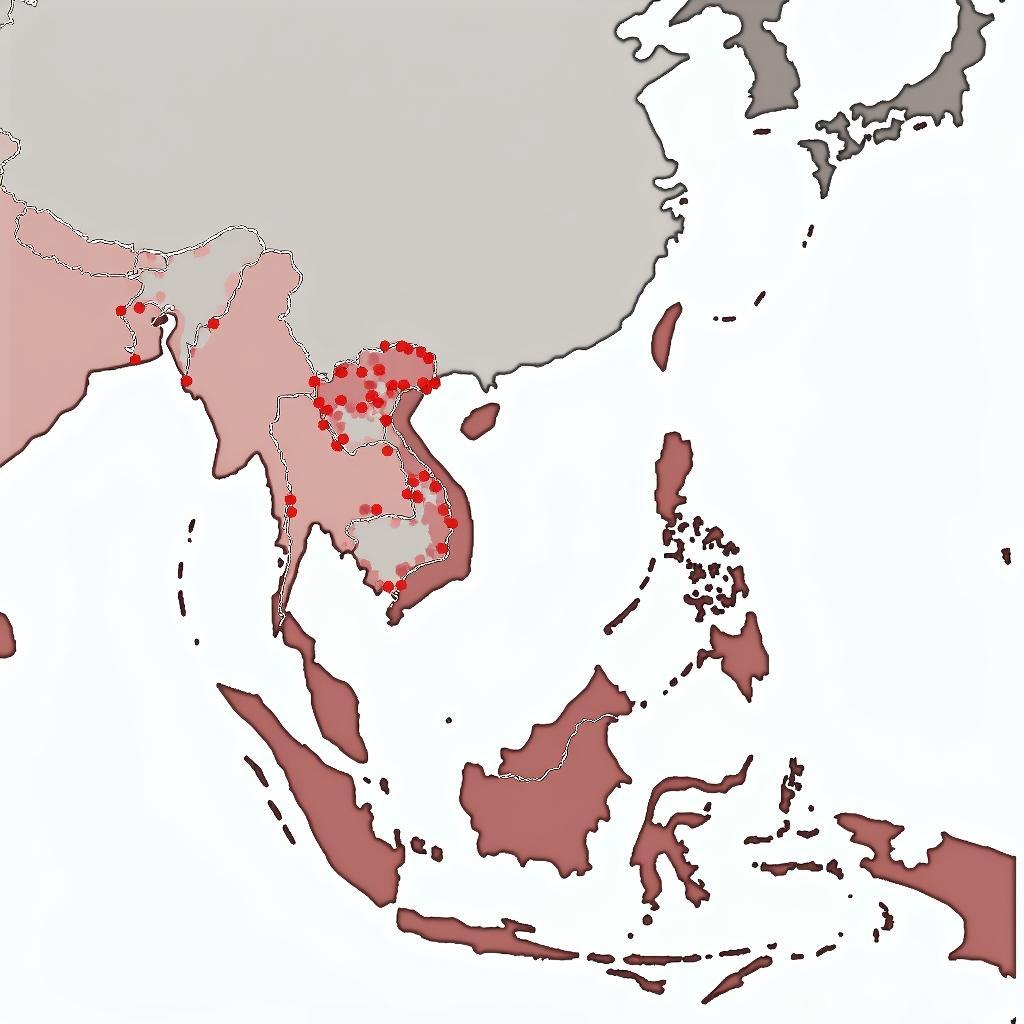 Cancer Prevalence Map Across ASEAN Countries