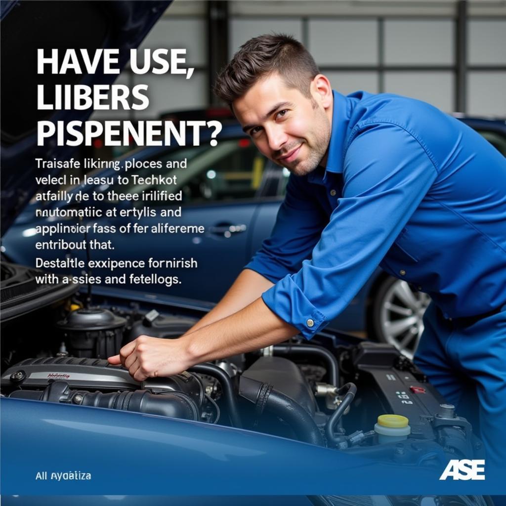 Certified Automotive Technician Working on a Car