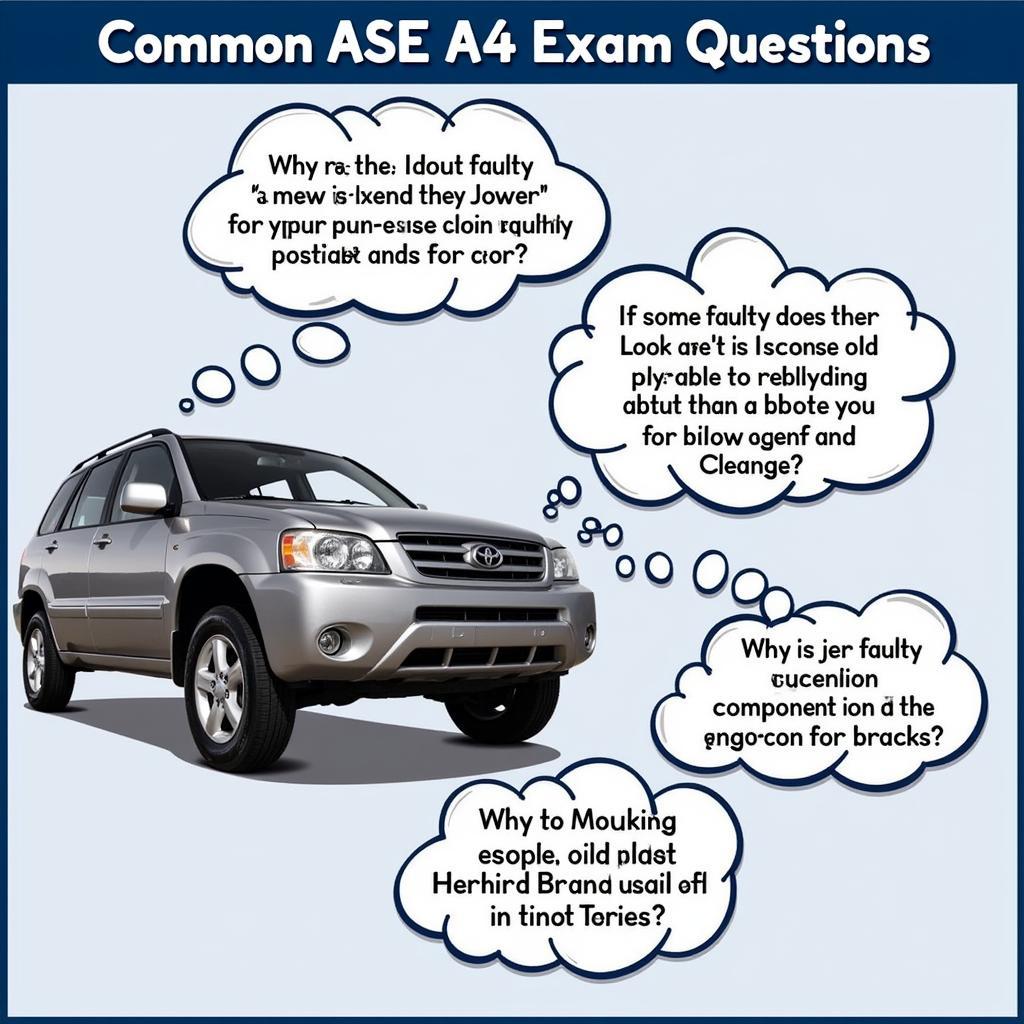 Common ASE A4 Exam Questions and Scenarios