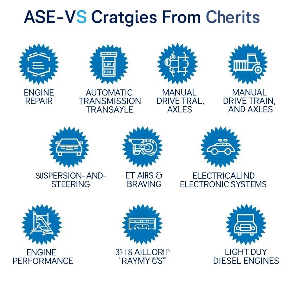 Different ASE Certification Categories