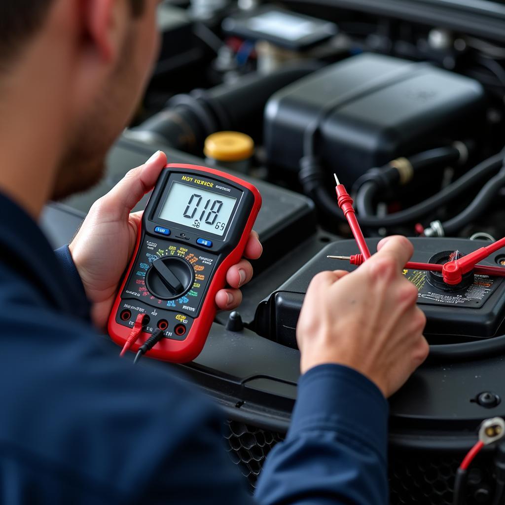 Using a Multimeter in Electrical ASE Test