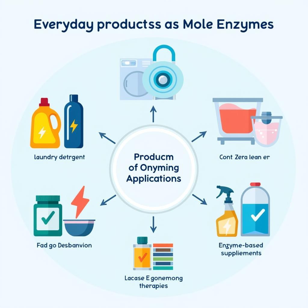 Enzymes with the suffix "ase" are widely used in everyday products and medical treatments.