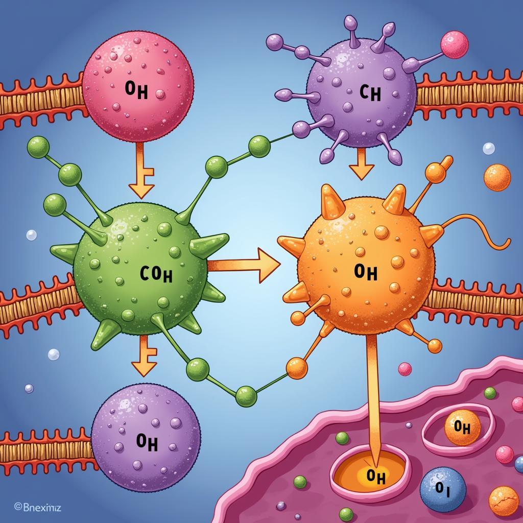 Enzyme Catalyzing a Chemical Reaction