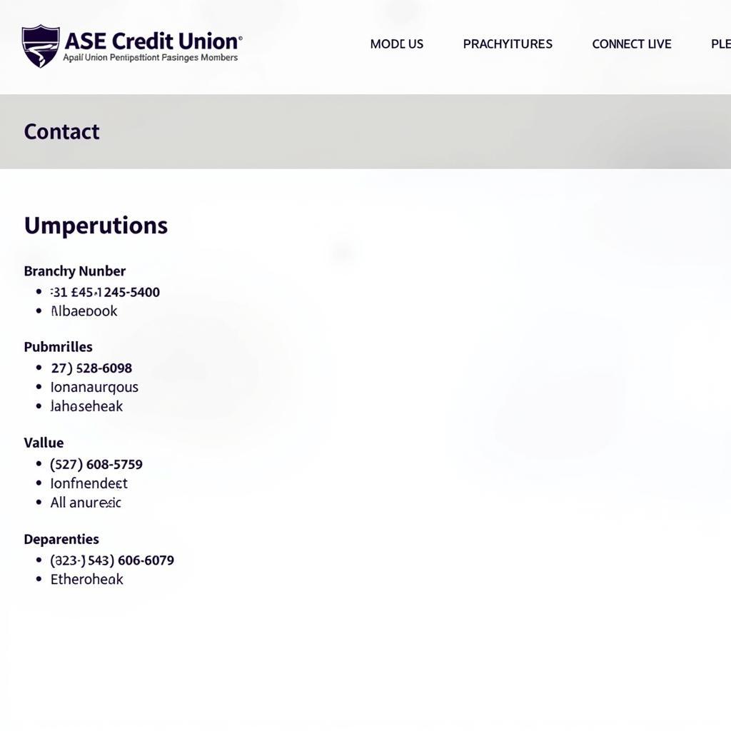 Finding the ASE Credit Union Phone Number Online