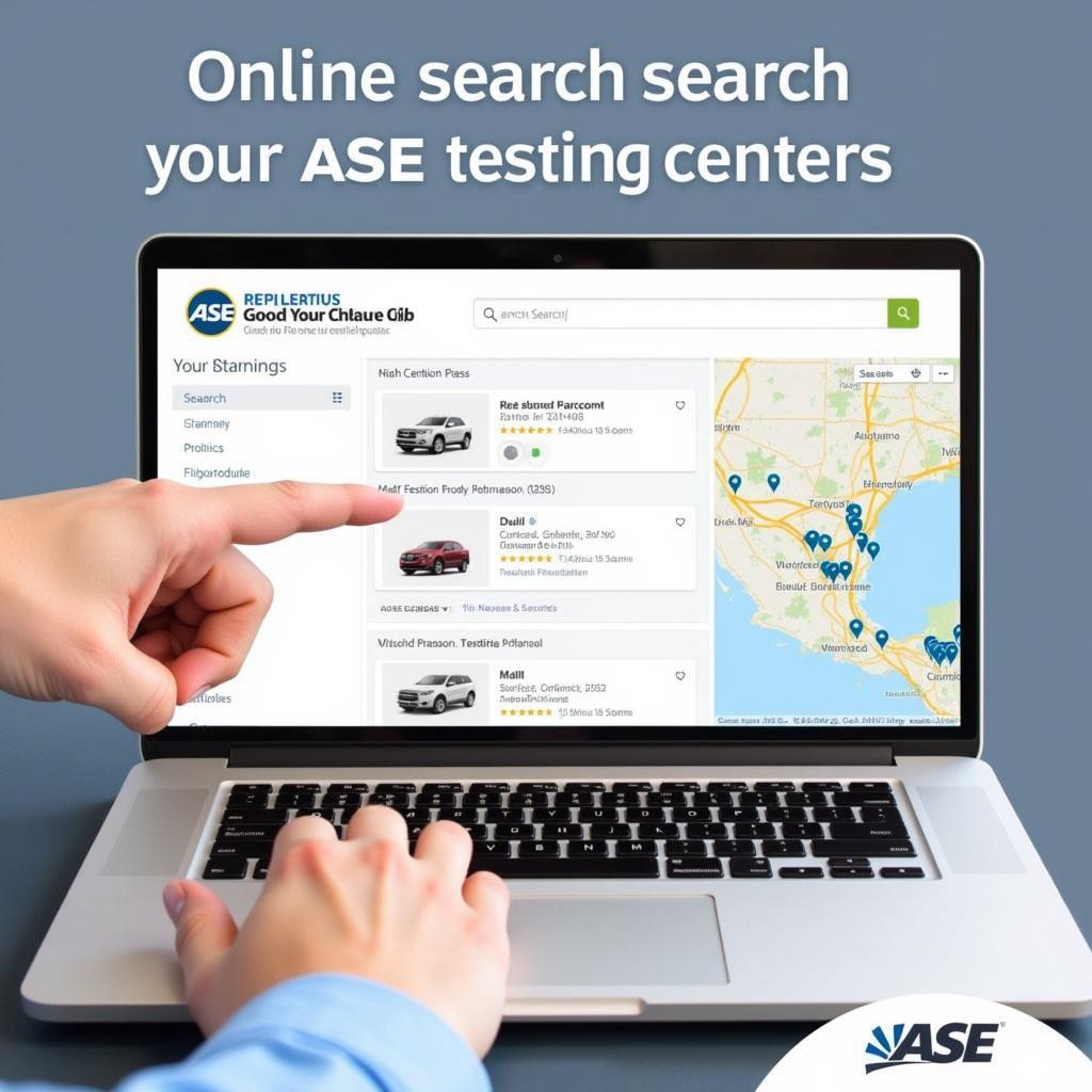 Finding ASE Testing Centers via Online Search