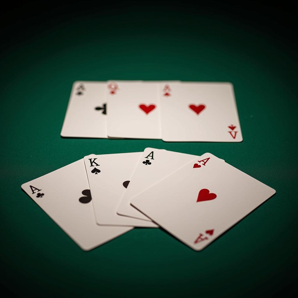 Four Aces Triumphing Over a Straight Flush