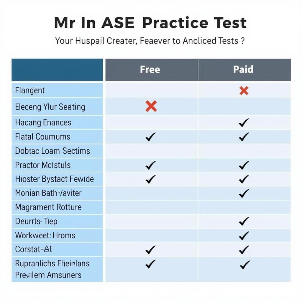 Comparing Free and Paid ASE Practice Test Resources