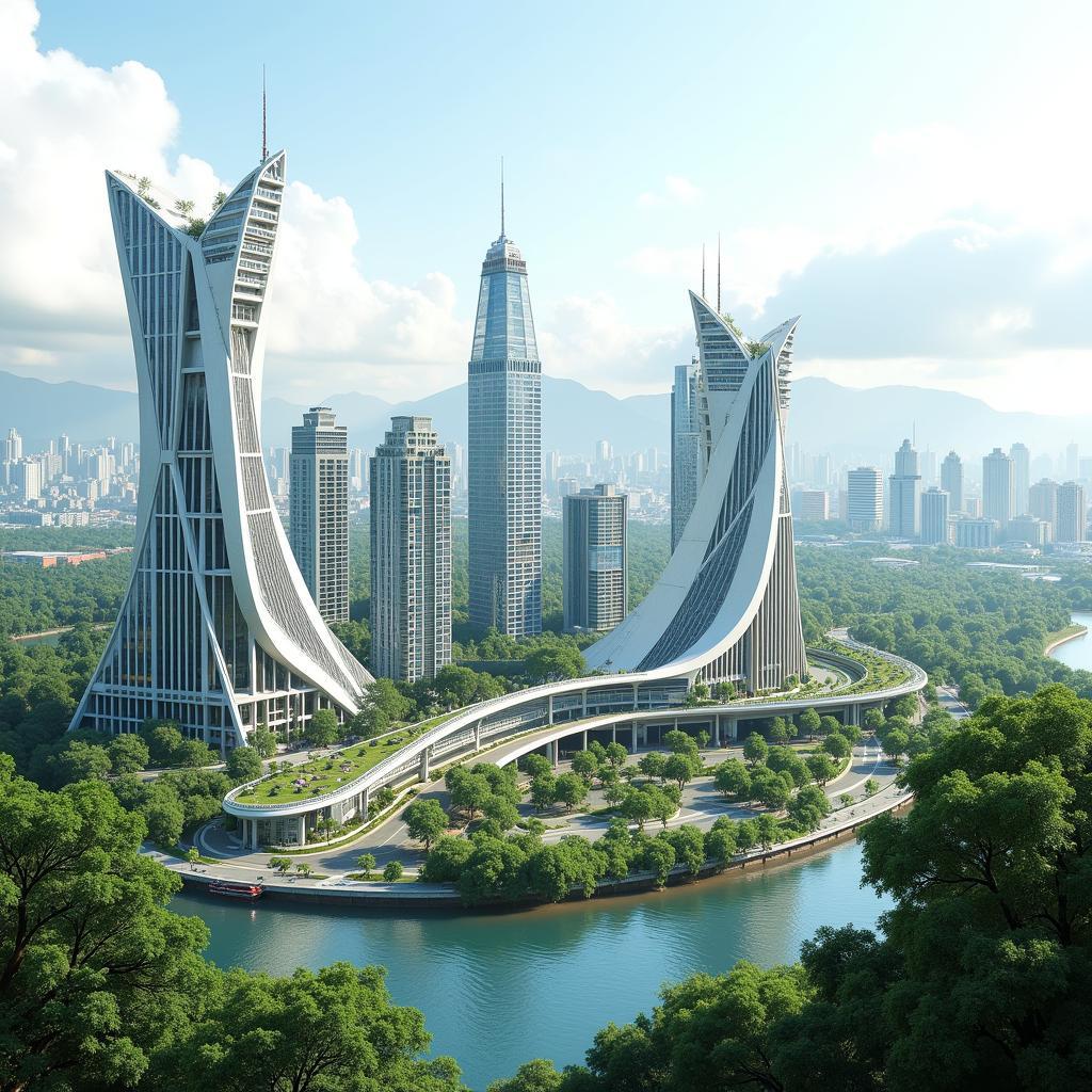 Future Southeast Asian Cityscape