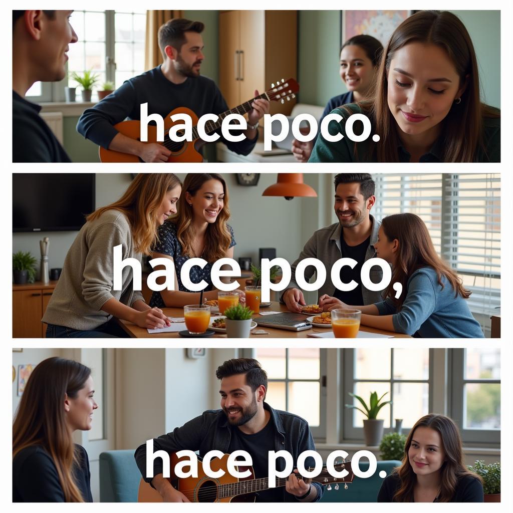 Examples of Using Hace Poco in Sentences