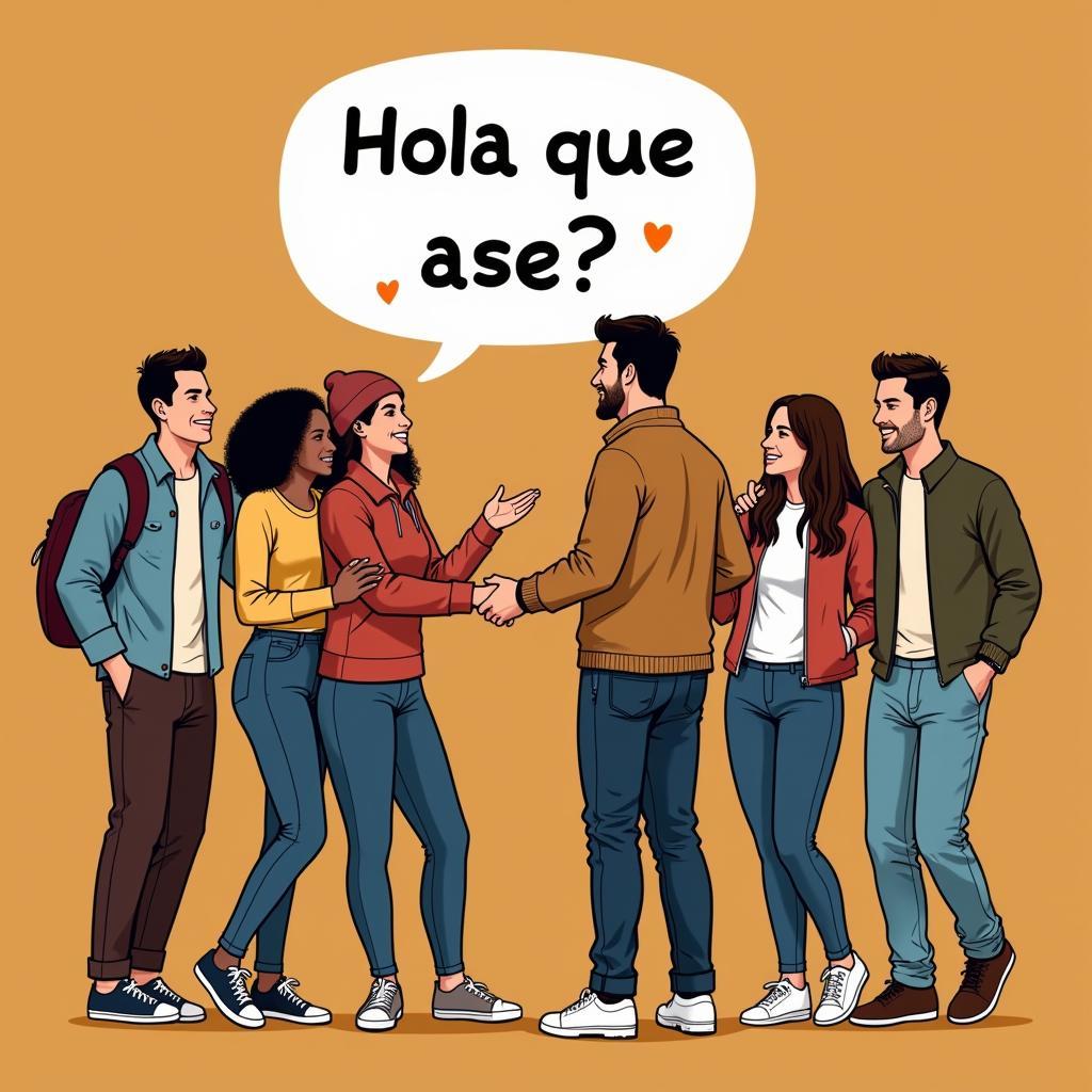 Informal Greeting: "Hola Que Ase"