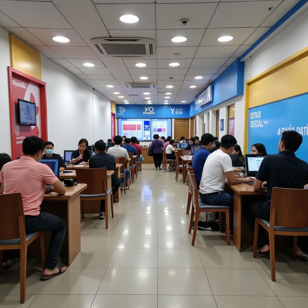 Indonesian Bank Branch Interior