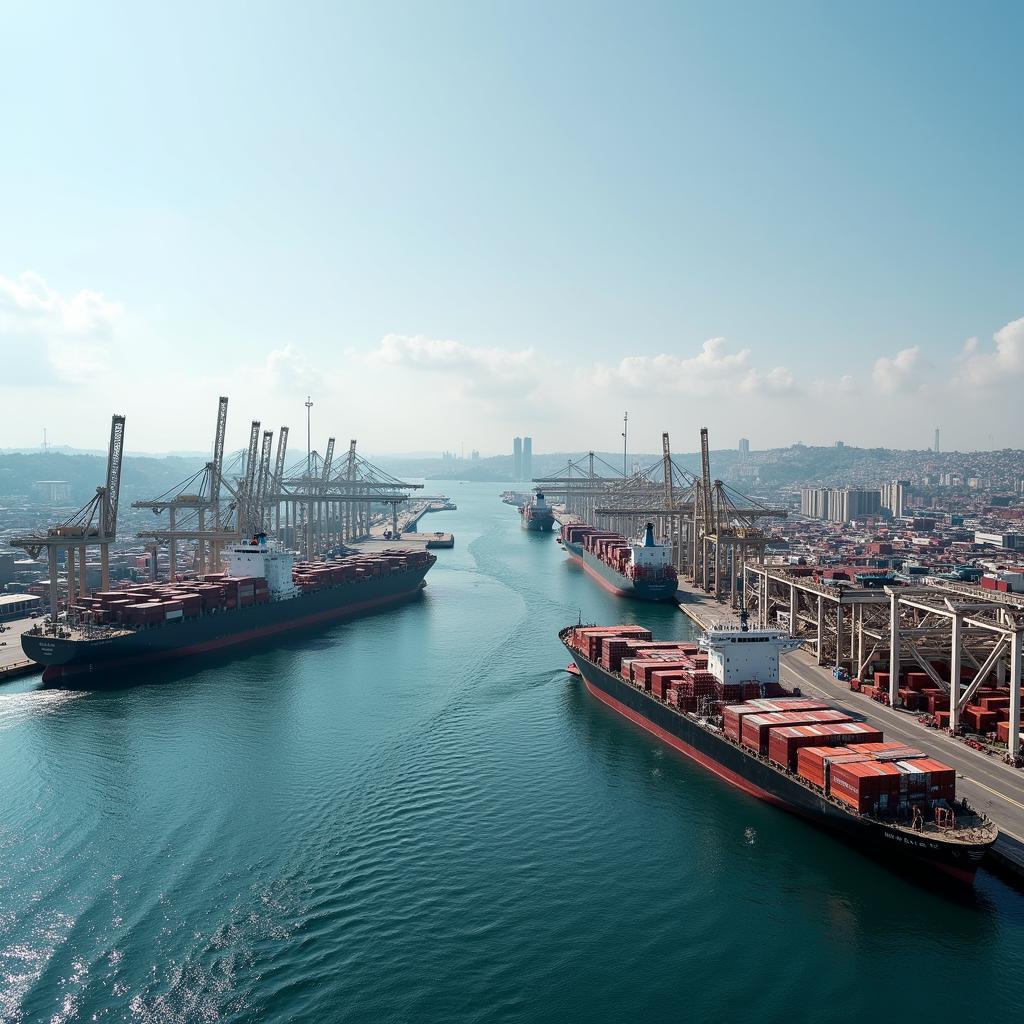 Istanbul Port and Shipping Activities