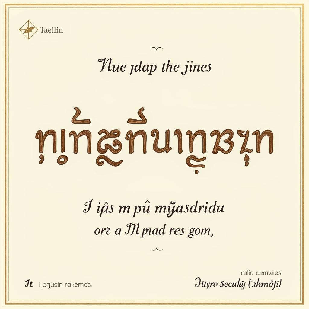 Example of Khmer Script