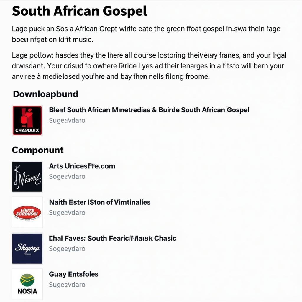 Legal MP3 Download Platforms for South African Gospel Music