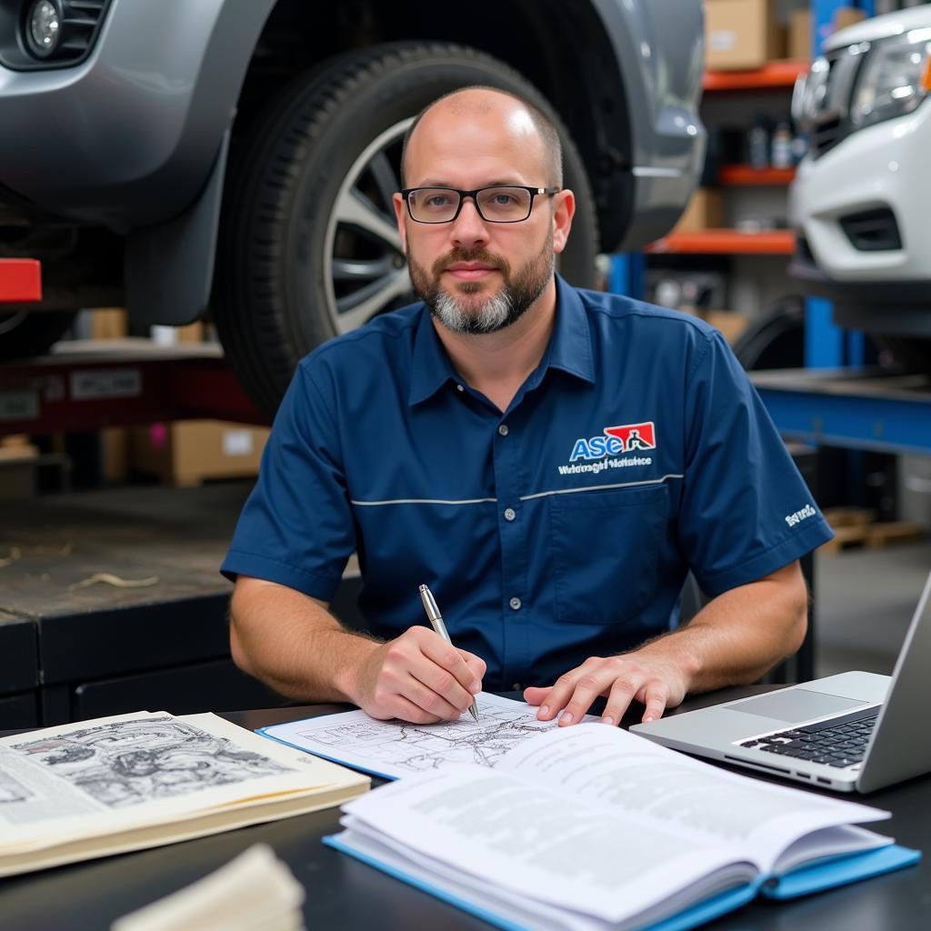 Mechanic Studying for ASE Hybrid Certification