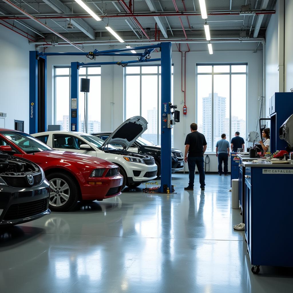 Modern Automotive Training Facility