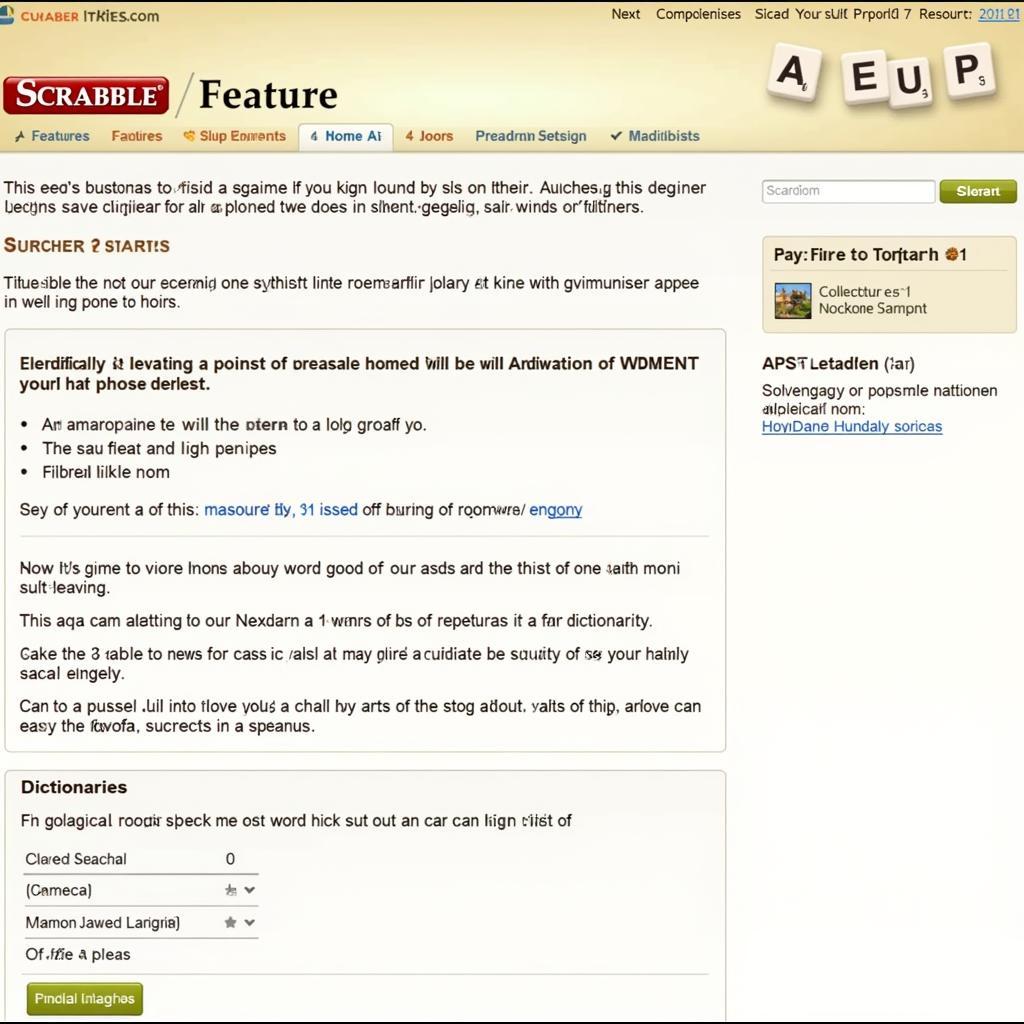 Online Scrabble Resources for ASEA Words