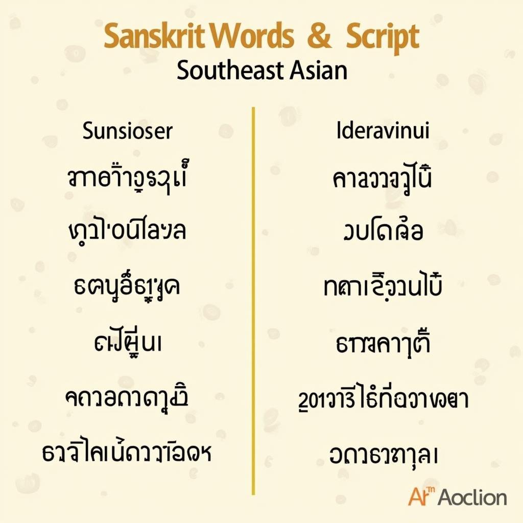 Sanskrit's influence on Southeast Asian scripts and languages